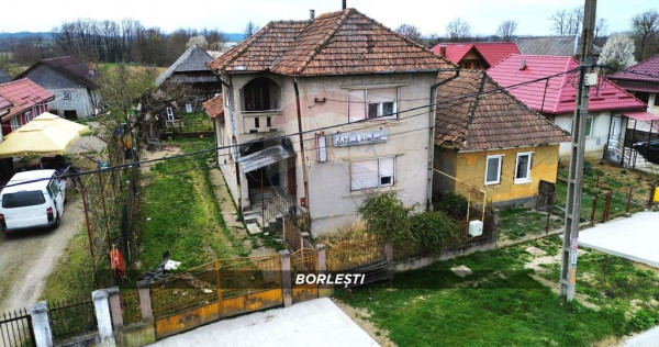 Casă din cărămidă cu teren generos de 2460 mp și ane...