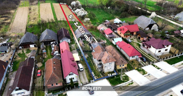 Casă din cărămidă cu teren generos de 2460 mp și ane...