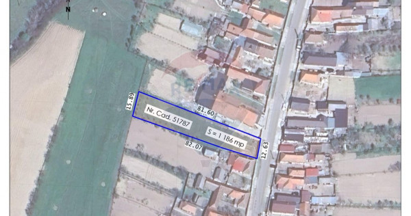 De v&acirc;nzare teren intravilan 1,186mp Ineu -Strada Princip...