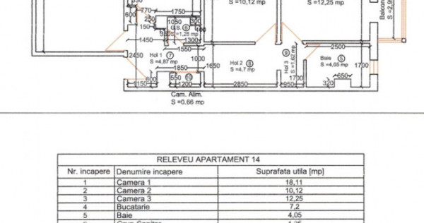 Apartament 3 camere, Decomandat, zona Soarelui