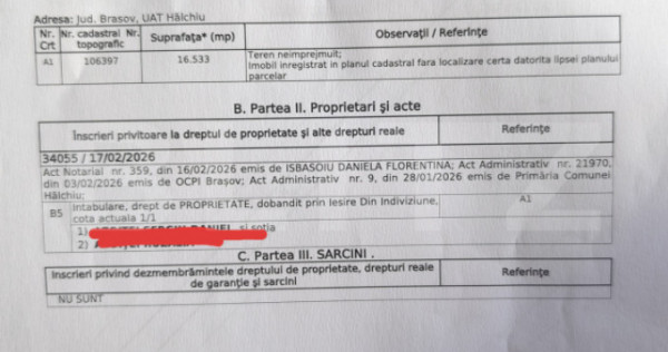 Teren extravilan - Halchiu