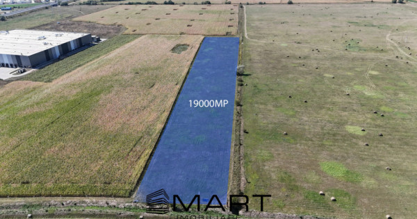 Teren industrial cu PUZ 18500mp cu acces la autostrada