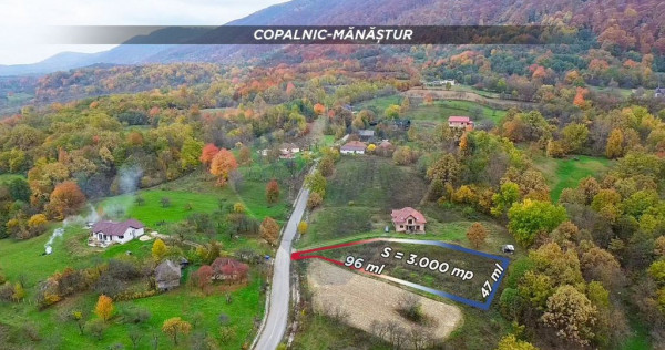 Teren intravilan de v&acirc;nzare &ndash; Copalnic Mănăștur &ndash; 3.000 mp