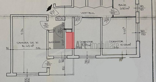 Apartament 3 camere Titan-Sălăjan