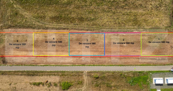 Teren intravilan de vanzare, 580 mp - Herendesti