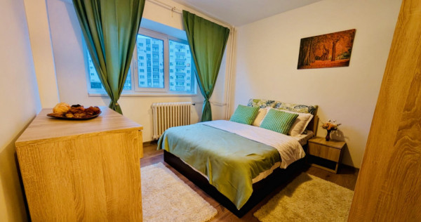 Apartament 2 camere l&acirc;ngă metrou Păcii mobilat și utilat