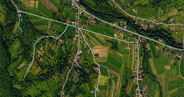 Teren intravilan panoramic, 5.750 mp, view munte, deschidere