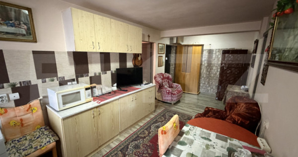 2 camere decomandat Abrud | Garaj | Baie cu geam | Mobilat