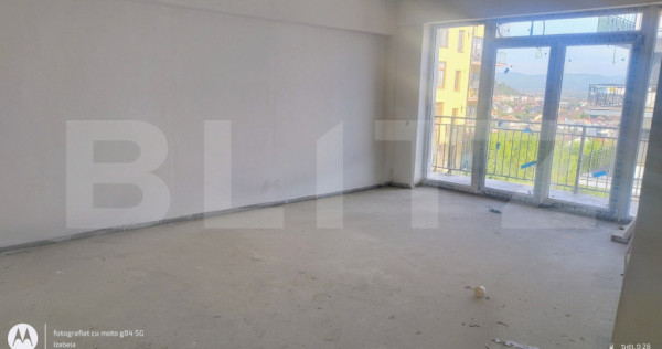 Apartament 2 camere, 60 mp + balcon spectaculos 12 mp, prive