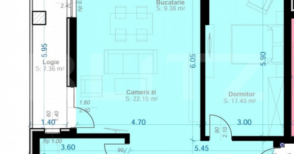 Apartament 2 Camere | 59 mp Utili | Zona Aradului