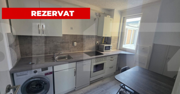 Apartament spatios cu 2 camere