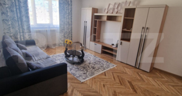 Apartament 2 camere, 56 mp, complet mobilat și renovat, Ge