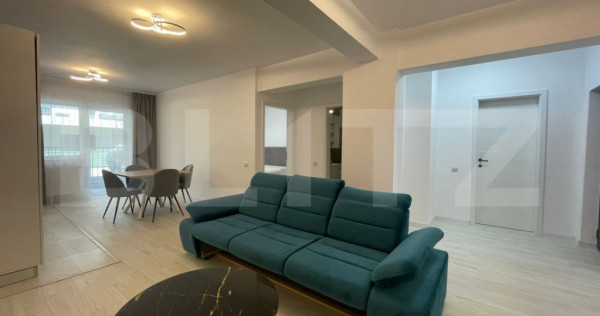 Apartament nou, 2 camere, 55 mp, balcon generos, parcare, zo