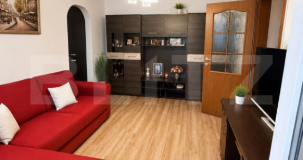 Apartament 3 camere, 64 mp, mobilat, cu garaj și boxă &icirc;n