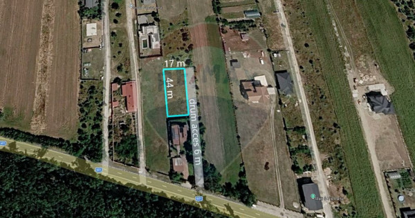 Teren intravilan, 752 mp, Bolintin-Deal, Giurgiu