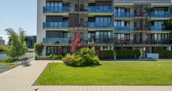 Apartament spatios Sisesti cu vedere la Lac