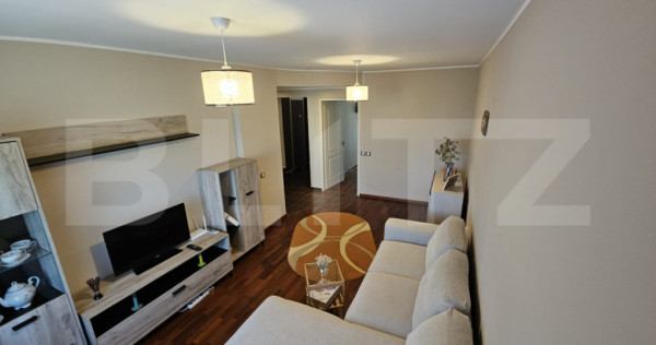 Apartament 2 camere decomandat, 48 mp, mobilat și utilat, z