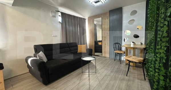 Studio premium open-space, 35 mp, terasa si parcare &ndash; zona