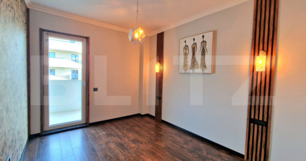 Apartament ultrafinisat 3 camere, 51 mp, terasa 27 mp, garaj