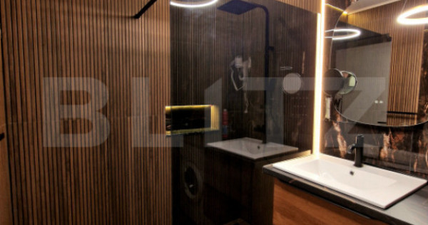 Apartament ultrafinisat 3 camere, 51 mp, terasa 27 mp, garaj