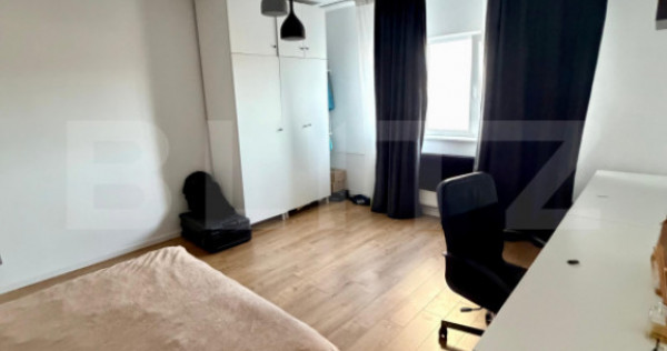 Apartament 3 camere, 76 mp, decomandat, 2 bai, zona Bucurest