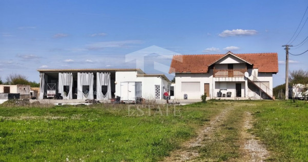 Casa cu 4 camere cu teren de 14,340 mp + platforma de bet...