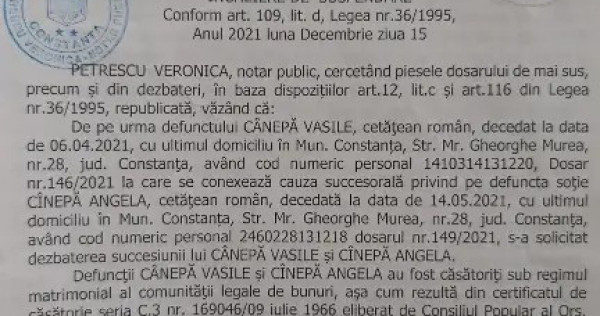 V&acirc;nd casa Constanta