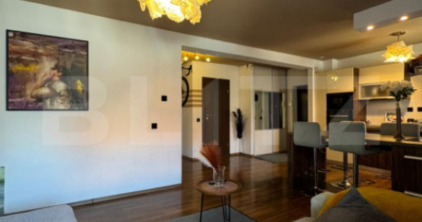 Apartament 3 camere, 77 mp, 2 băi, etaj 1, parcare, Sub Cet