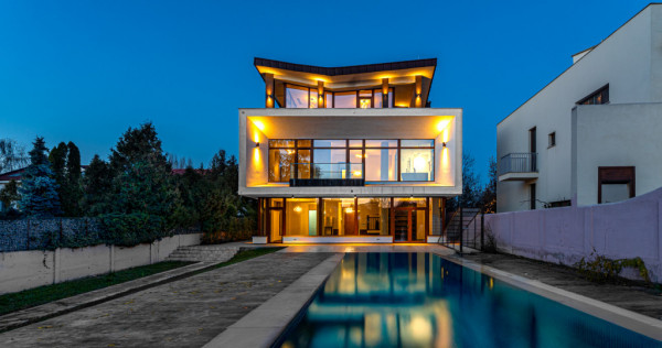 Casa TA de pe malul lacului Mogosoaia | Piscina | Deschidere