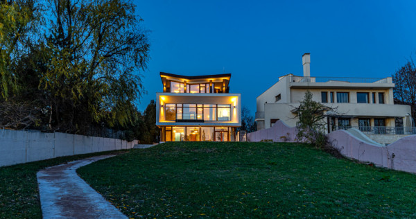 Casa TA de pe malul lacului Mogosoaia | Piscina | Deschidere