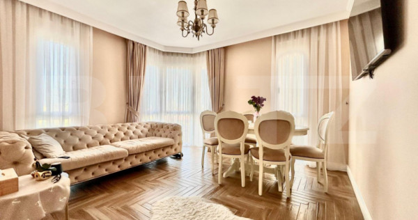 Apartament cu 3 camere, terasă de 77 mp și Jacuzzi, Zona C