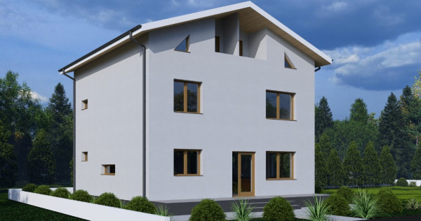 Casă Individuală Generoasă P+1E+M | Curte 750 mp | Domnești - Tegheș
