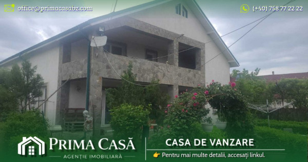 Proprietate deosebita in Spataru/BZ ~ SC-240mp si teren 1000mp