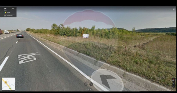 Teren extravilan de 2.400 mp cu deschidere directă la DN...