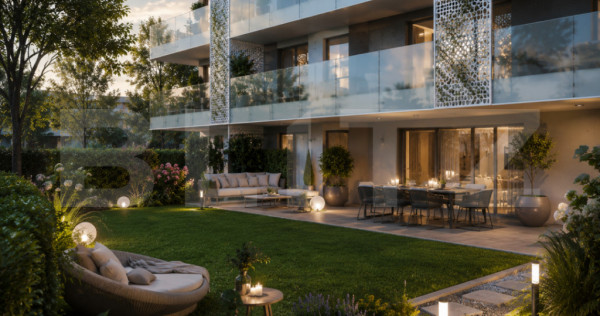Apartament exclusivist 2 camere cu gradina / Ansamblu Nou /