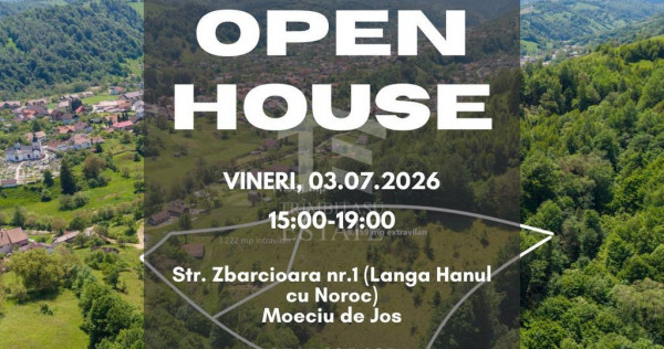 Moieciu de Jos |Teren 11.381 mp | Panoramă, potențial t...