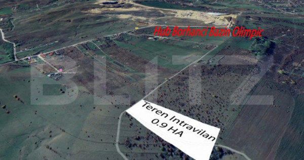 Teren intravilan de vanzare, 8.976 mp, zona Borhanci