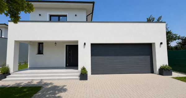 Casă nouă de v&acirc;nzare &icirc;n Crevedia &ndash; 150 mp utili, curte 550 mp