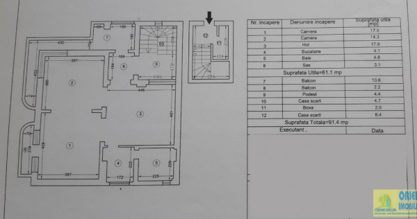Centru, Ferdinand, de vanzare apartament 2 camere, etaj 1