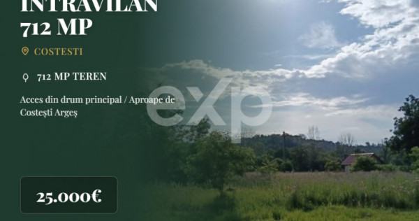 TEREN INTRAVILAN 712 MP | 17 ML DESCHIDERE | UTILITĂȚI | A