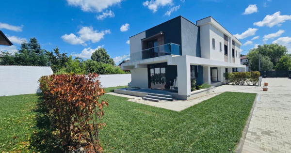 Duplex modern &icirc;n Corbeanca, toate utilitățile, curte proprie finisaje