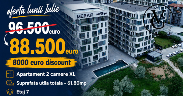Apartament 2 camere XL | Meraki Resort & Spa | DISCOUNT 8000