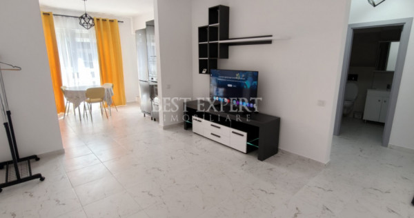 Mutare Imediată | 2 Camere Mobilat & Utilat | Bloc Nou 2025