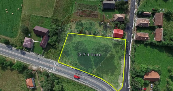 Teren 2,740mp Paniceni / Strada Principala