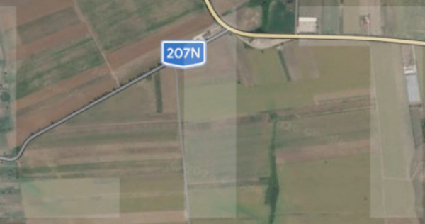 Teren extravilan, 5000 mp, cu 20 ml deschidere - Cristești