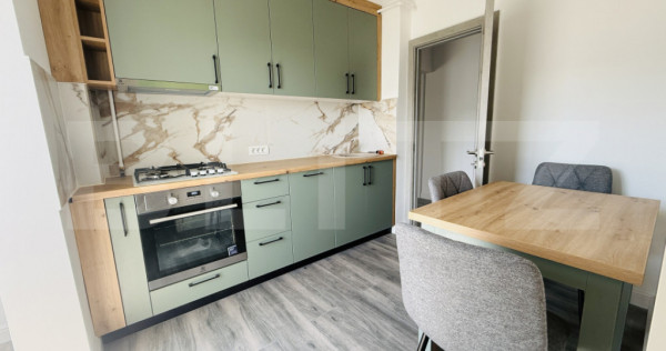 Apartament 2 camere de v&acirc;nzare, 52 mp, Tractorul, Brașov