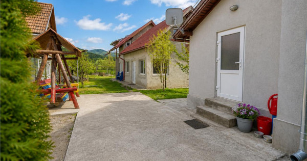 Doua case,un singur camin:spatiu generos si liniste, la marg