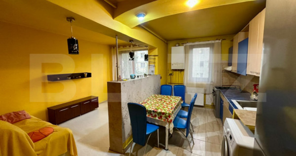 Apartament 3 camere, 62 mp, zona Decebal