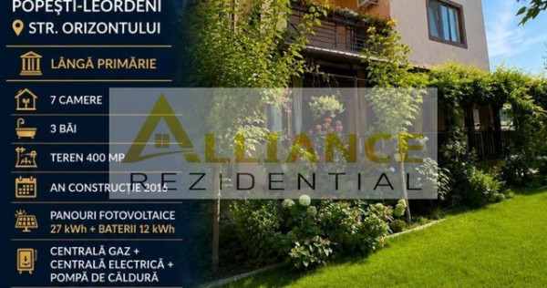 Vila Individuala 7 camere Popesti Leordeni 400 mp teren 2...