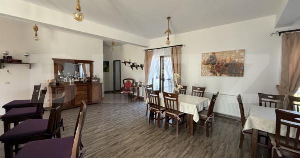 Pensiune cu 4 camere, teren 1590 mp, zona Lazuri